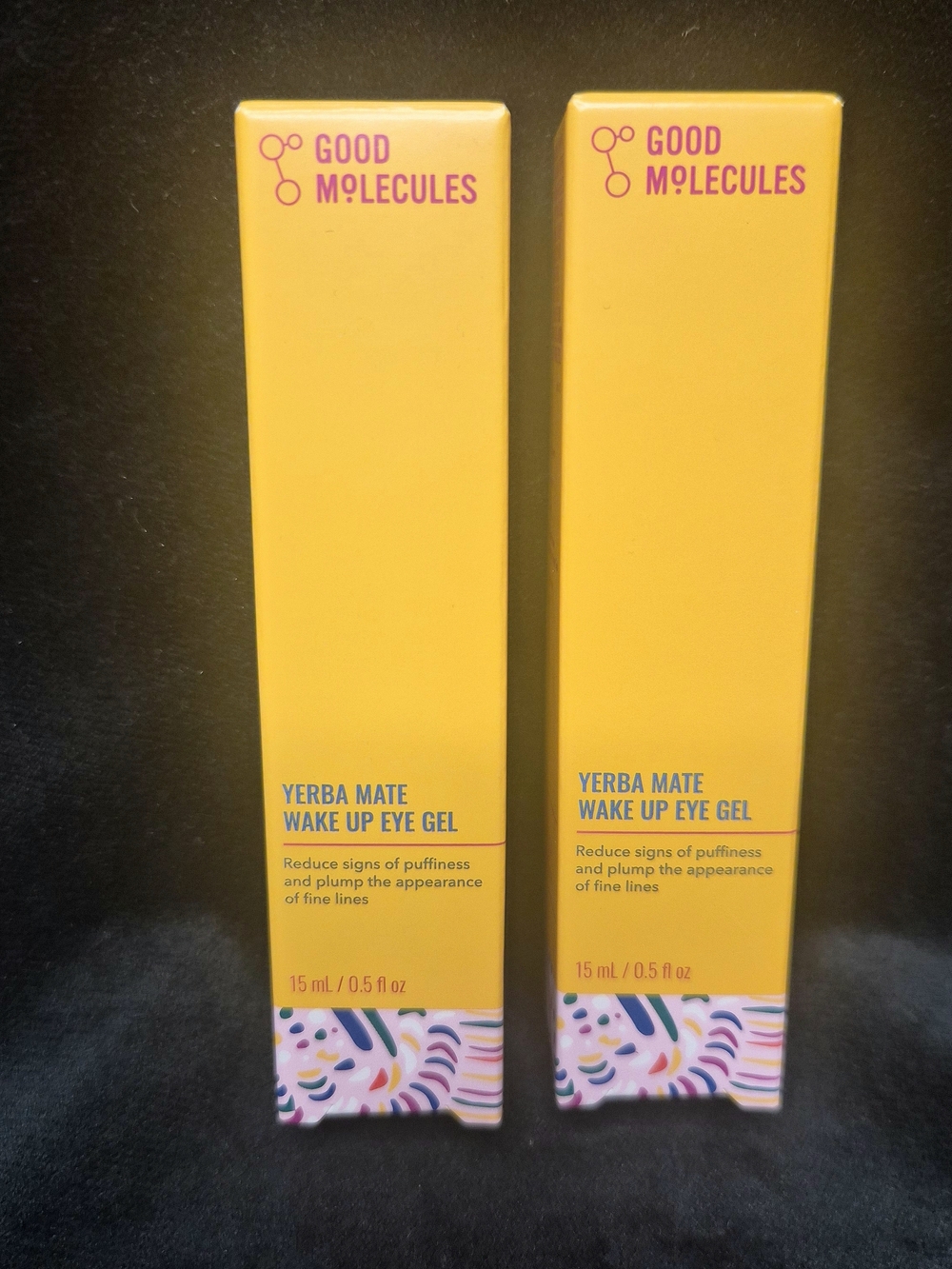 Good Molecules Yerba Mate Eye Gel x2 Vegan Depuff Brightening NEW
